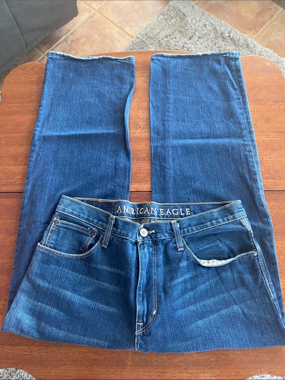 Men’s American Eagle Outfitters Blue Low Loose Jeans